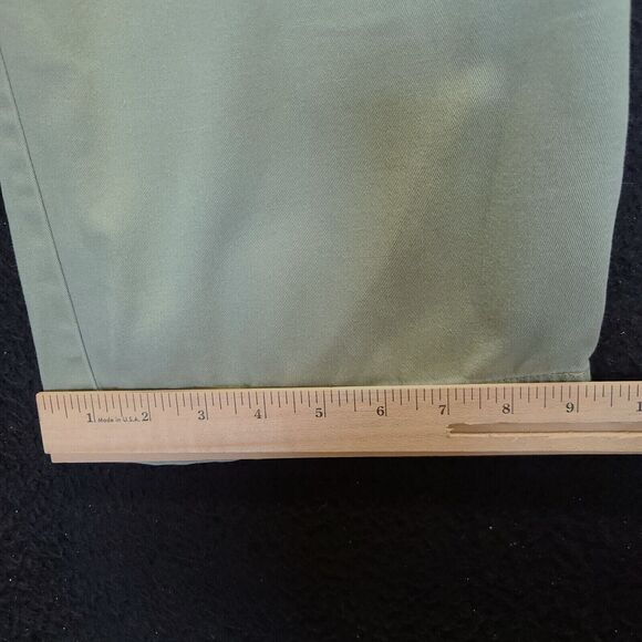 Counterparts Womens Capri Green Size 14 Cotton Blend Button Zip Closure Stretch - Picture 5 of 12